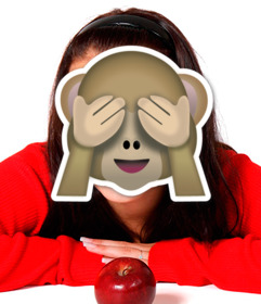 emoticono mono ve 3 monos sabios