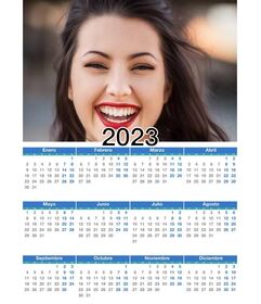 justa Enajenar Sótano Calendario 2023 año completo con tu foto - Fotoefectos