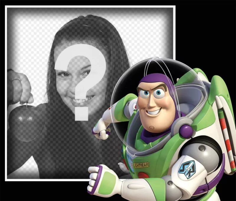 Fotomontaje con Buzz Lightyear para subir una foto ..