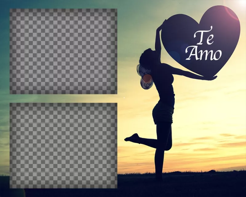 Fotomontajes de Amor para subir dos fotos - Fotoefectos