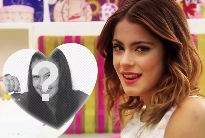 Foto montaje con la actriz Martina Stoessel para subir tu foto ..