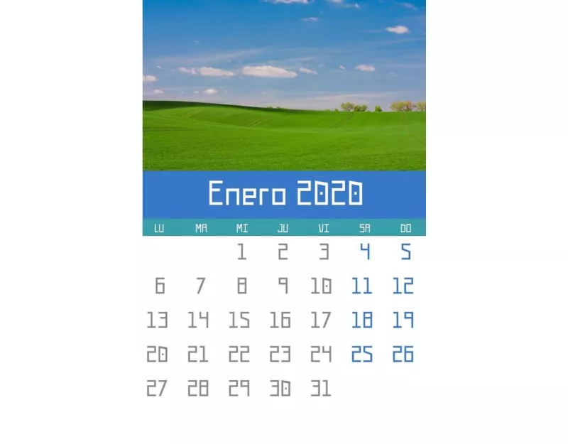 Calendario 2020 32ld Calendario Para Imprimir Gratis