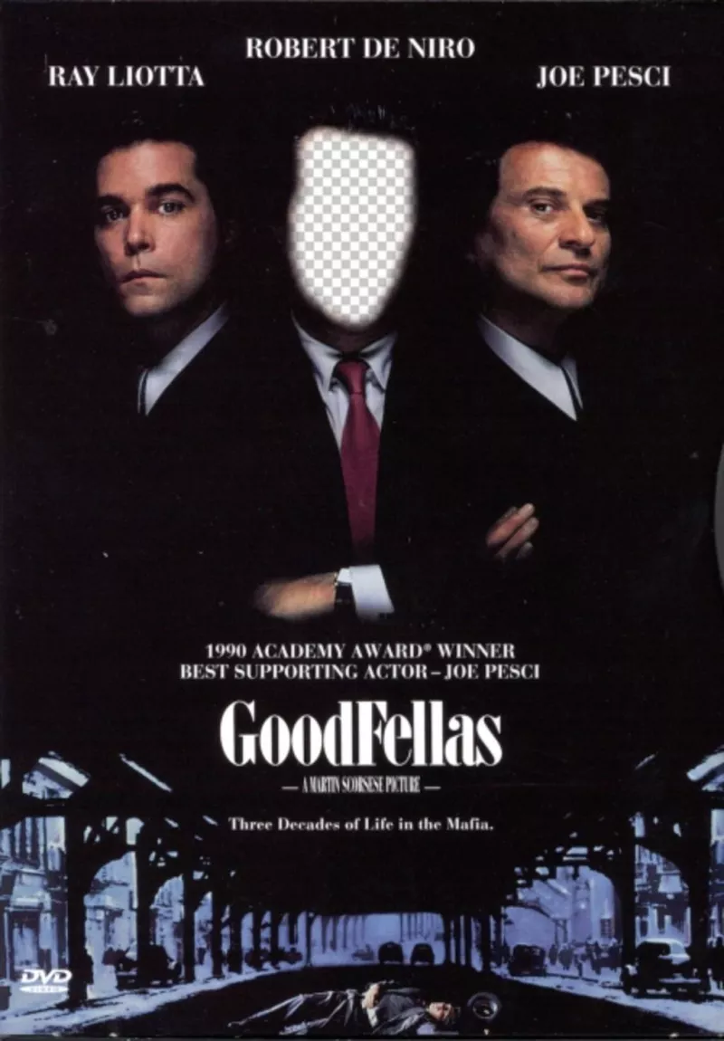 Aparece En La Portada De La Pelicula Goodfellas Con Este Montaje