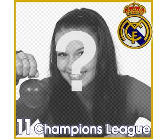 Foto marco para añadir el logo del Real Madrid y 11 ...