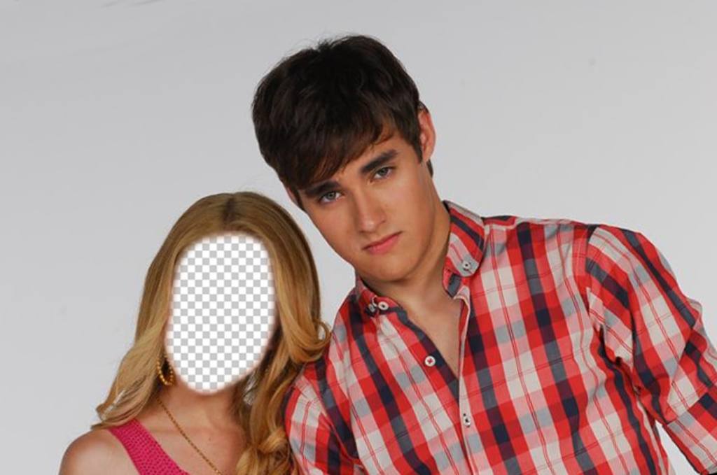 Fotomontaje para estar al lado de Jorge Blanco, León de Violetta. ..