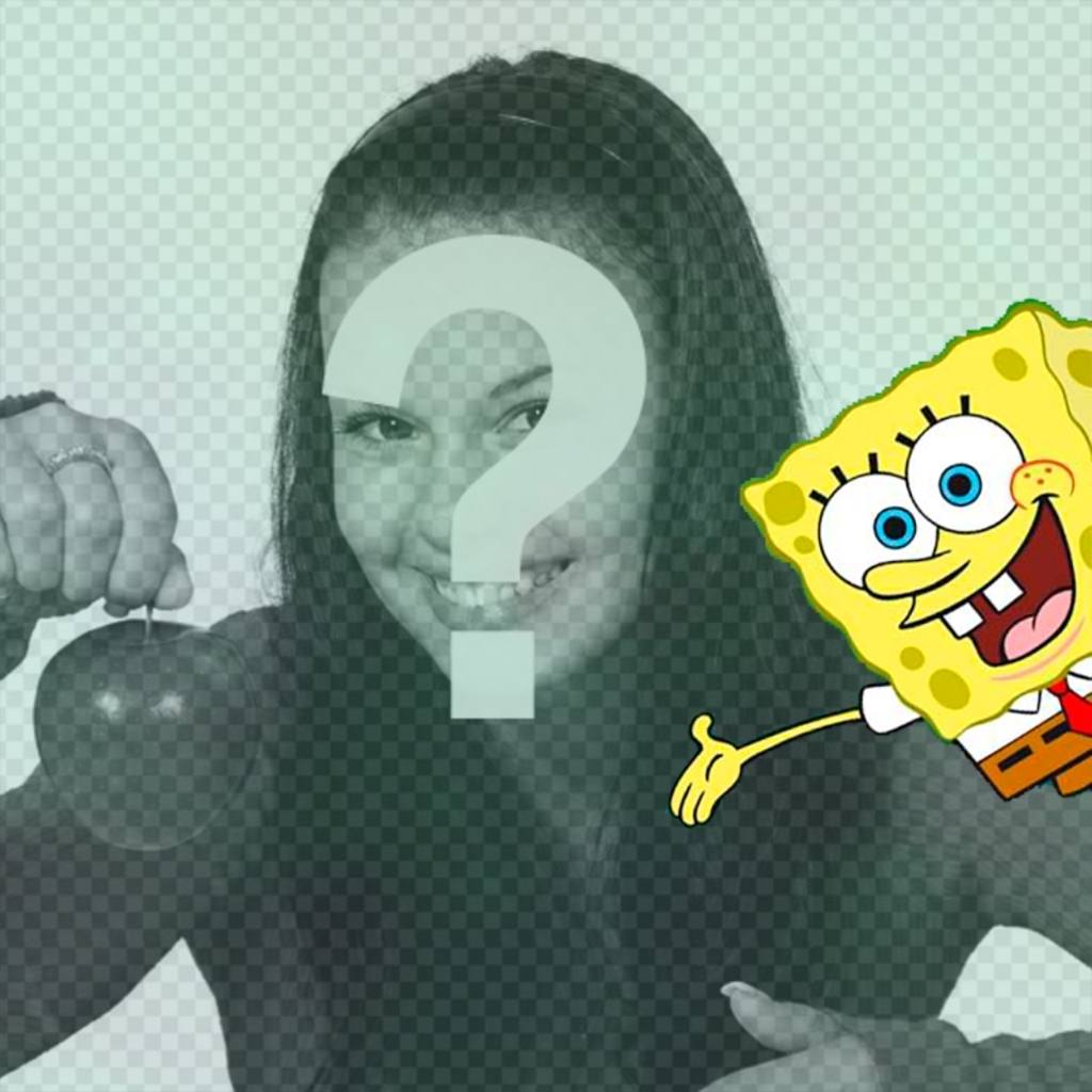 Pon tu foto junto a Bob Esponja online. ..